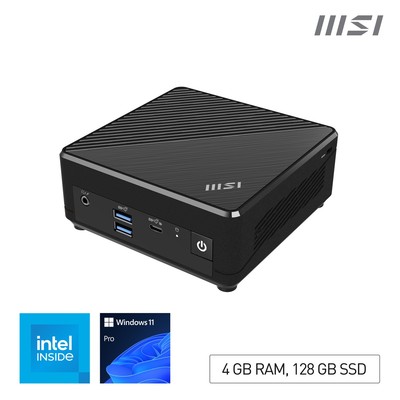MSI SFF CUBIN ADL S N100 FS 4GB 128GB W11P