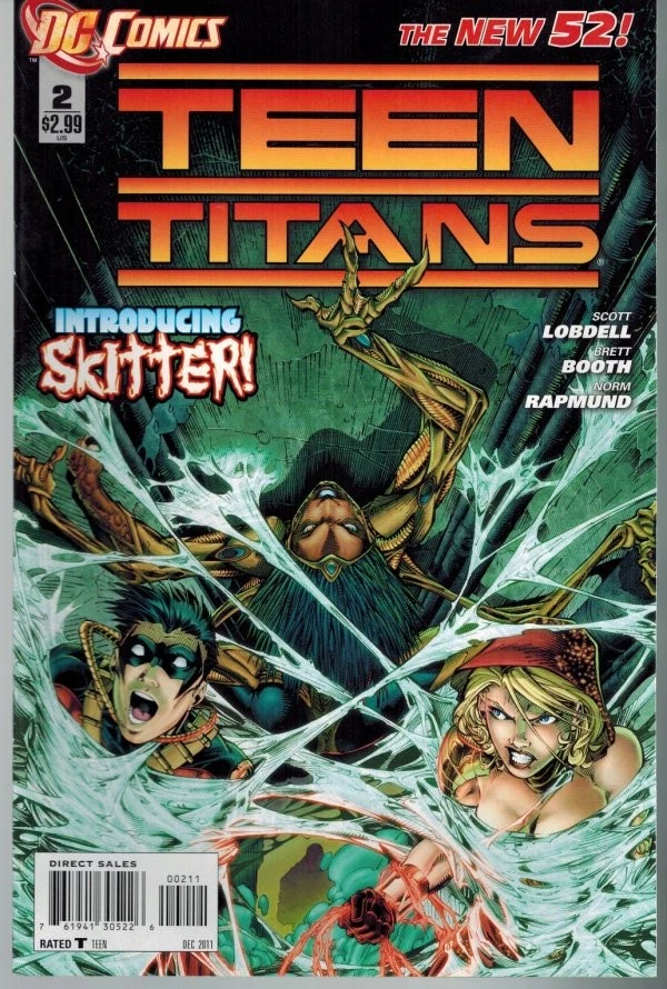 Teen Titans 2 DC Comics 2011 Lobdell Booth New 52 - Photo 1/1