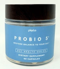 Plexus Slim ProBio5 ProBio 5 Probiotics Gut Health 60 Capsules NEW EXP: 4/2026+