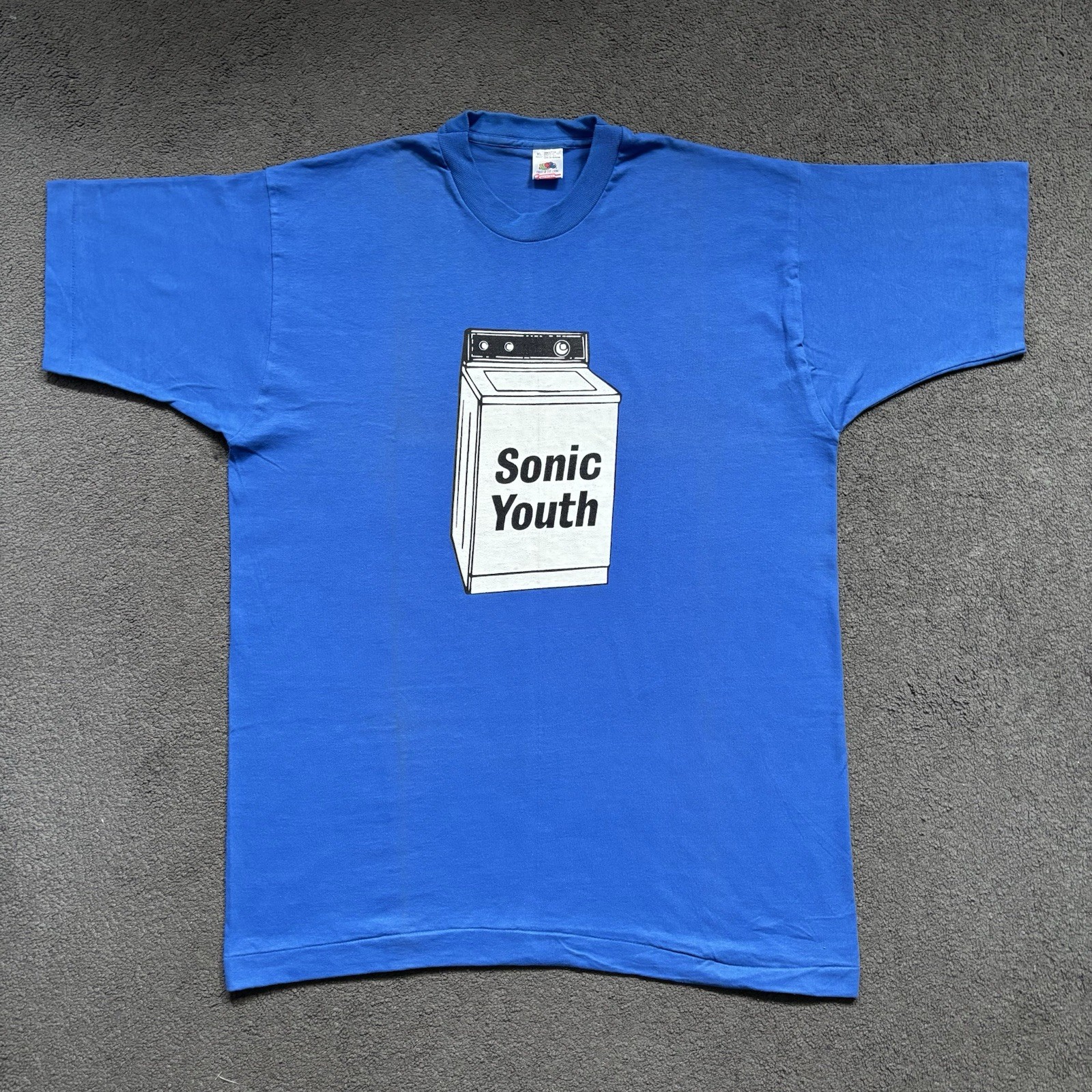 Vintage 1995 Sonic Youth Washing Machine Single Stitch T-Shirt 90s XL Blue image 9