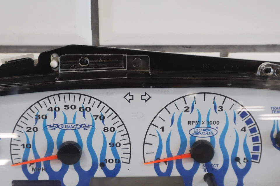 2004 福特 F250 6.0 冲程柴油定制速度计 火焰 90 年代 Rad — 第 4/4 张图片