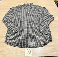 Men's Levi's Red Tab Long Sleeve Plaid Button Up Shirt Size L Cotton Y2K VTG