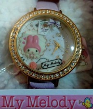 RARE Sanrio My Melody 2015 Rhinestone Watch Unused Deadstock Battery Dead CIB