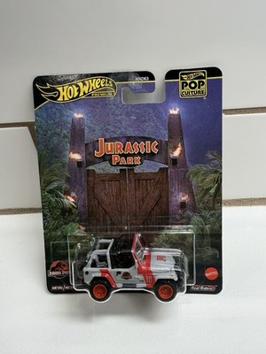 Hot Wheels Pop Culture Jurassic Park 1/64 1993 Jeep Wrangler Diecast Unopened