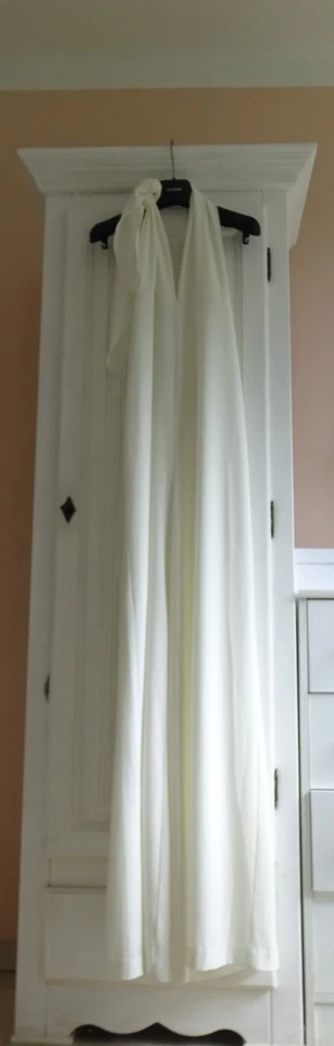 UVP 600€ HALSTON Jumpsuit DE Gr.44  Kreide w NEU Rückenfreies Overall Einteiler  - Bild 2 von 4