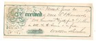 #A1549 Newark, New Jersey June 1870 Watson ornate receipt T.P. Howell & Company — photo 1