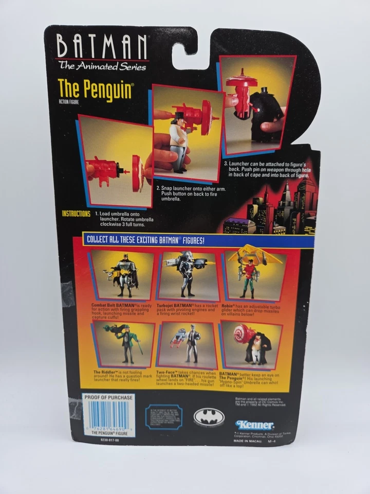 VTG Kenner Batman The Animated Series The Penguin With Umbrella Action Figure - Image 2 of 4