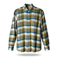 Levis Mens Plaid Flannel Shirt Long Sleeve Button Up Casual Mens, Size L, NWT