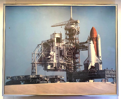 Space Launch Framed Picture NASA Discovery, 1981-2011 Era, Shuttle Orbiter Attac