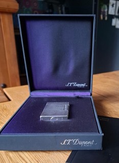 S.T. Dupont Feuerzeug Linie 1 / Top Zustand / Silber