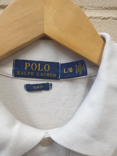 Polo Ralph Lauren Men's White Polo T-Shirt Size Large - Picture 4 of 6
