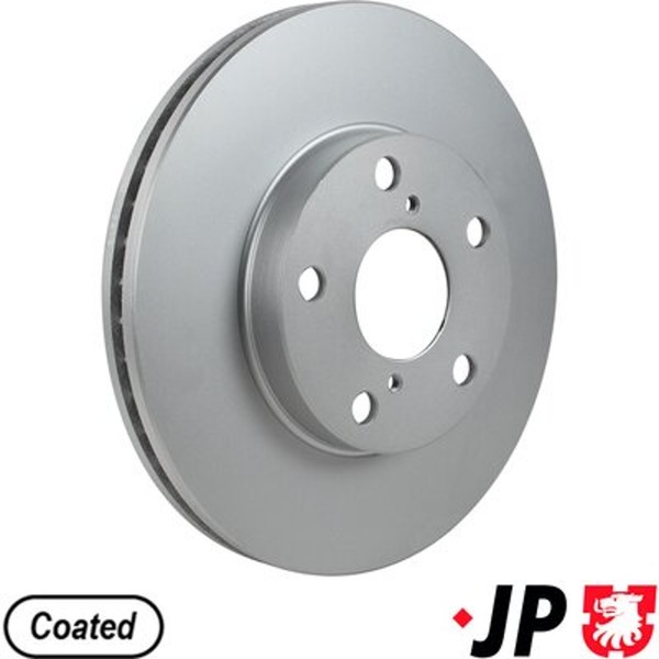 2X Bremsscheibe JP JP Group 4863100900 FüR RAV Toyota 2 ZCA25_ ZCA26_ ZCA25W 4WD-image