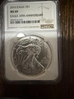 2016 Eagle $1 Silver Eagle NGC MS69 30th Anniversary 1oz Coin