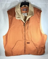 Forge Work Wear Men’s Vest Size 3XLT Sherpa Lined Concealed Carry Pockets