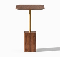 Beistelltisch Stil Modern Farbe Braun Neu Bequem Praktisch Wohnzimmer