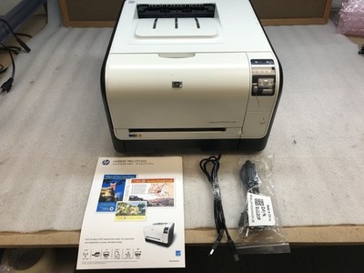 HP LaserJet CP1525nw WiFi Color Laser Printer 6.3k Pg Ct w/ High Toner & Cables