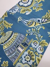Amy Butler Fabric Floral Bird Blue Cotton Quilting Sew Craft FAT QUARTER NEW