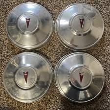 4 Set Pontiac 10-34 Oem Wheel Rim Hubcap Cover Dog Dish Poverty Center Cap Ac