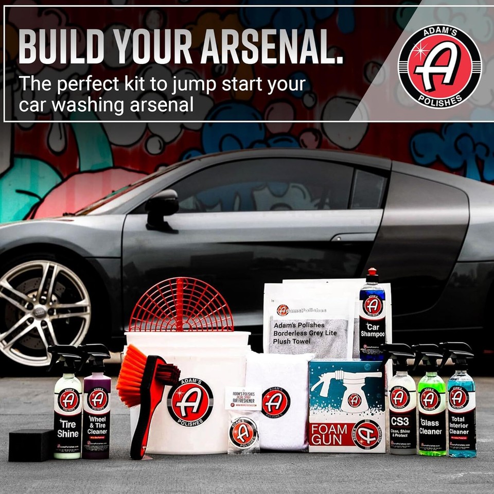 Adam's Arsenal Builder Car Cleaning Kit (6 Item) - Our Best Value Car ...