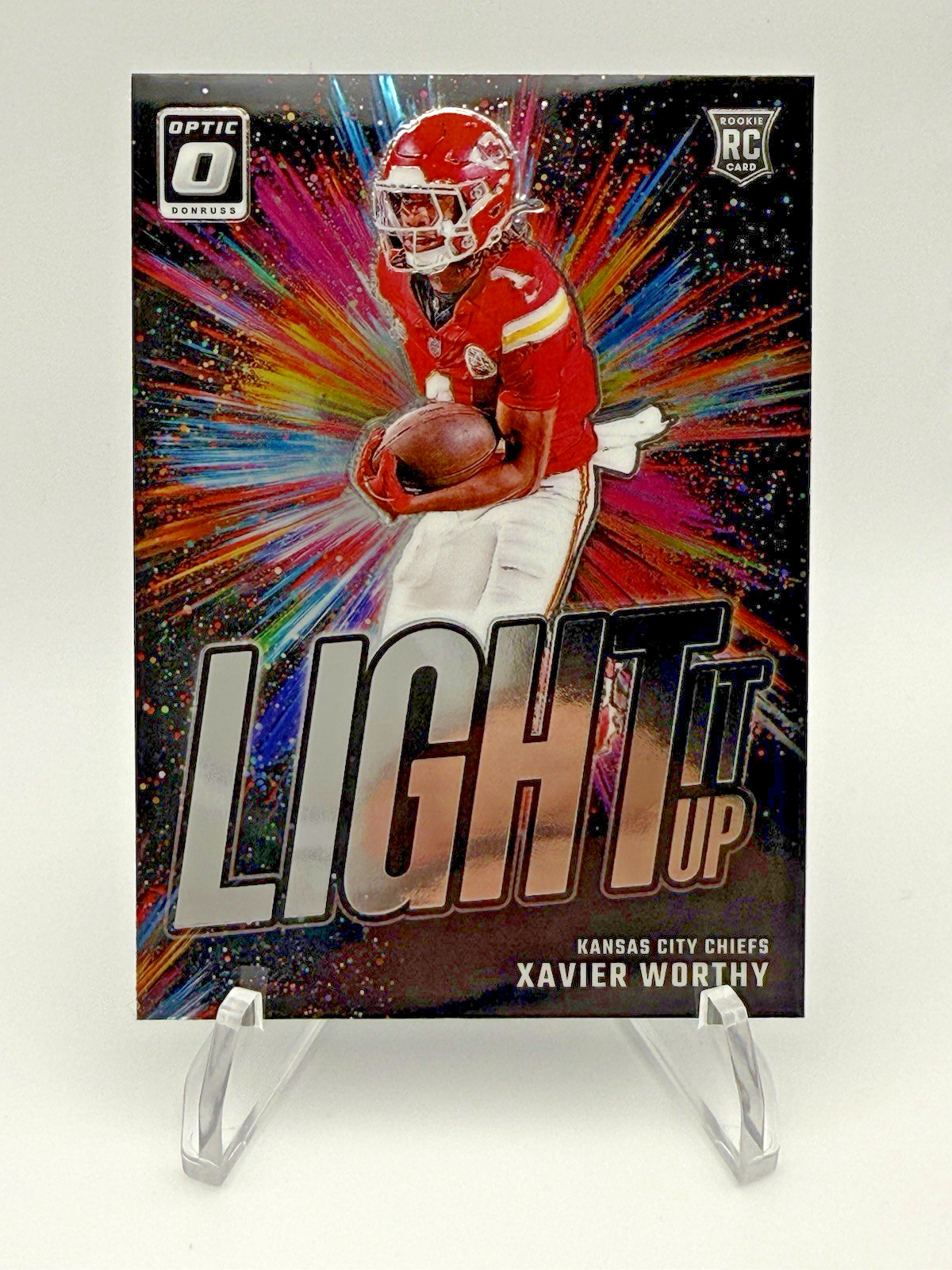 2024 Donruss Optic - Xavier Worthy Light It Up (RC) #9 Chiefs
