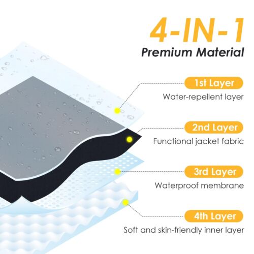 Raincoat for Women Ladies Lightweight Jackets Long Waterproof Coat Rain Jacke... - Picture 4 of 8