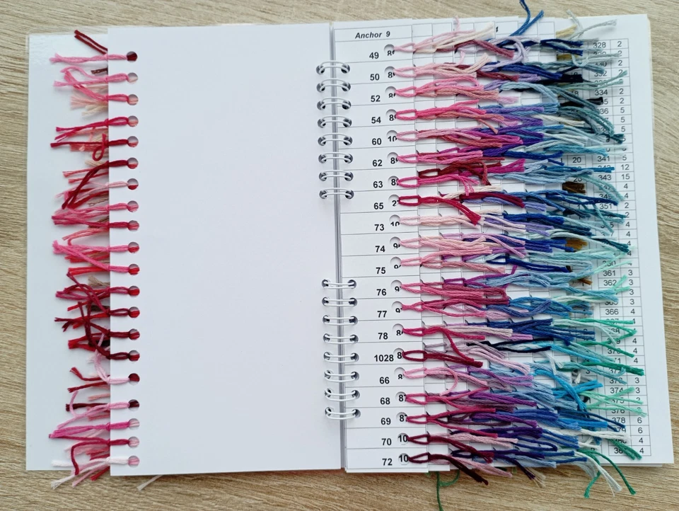 Anchor Color Book Catalog with Real Thread Samples – 444 Color Threads – 23 Page - Image 4 of 4