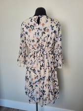 Mimi + Daphne Floral Dress Dainty Delicate Romantic Tea Garden Party Cottage S