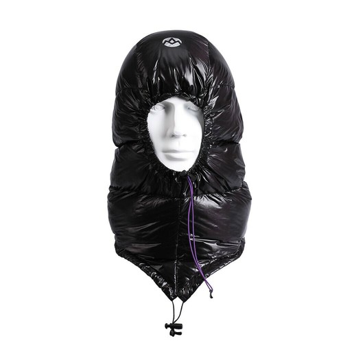 AEGISMAX Ultralight Down Hat Caps Hood for Winter Camping Fishing Skiing Black - Picture 2 of 8