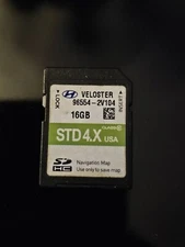 NEW UPDATE HYUNDAI  Veloster 2015 /17 GPS USA Map SD Navigation Card 96554-2v104