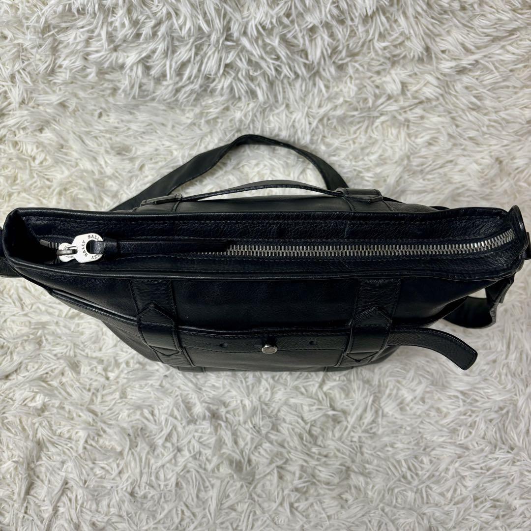 BALLY Shoulder Bag Embossed Logo Leather Black From Japan | eBay BALLY Shoulder Bag Embossed Logo Leather Black From Japan | eBay