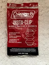 1 PACK OF COLEMAN INSTA CLIP #95 MANTLES 2 MANTLES TOTAL FOR 2000 2500 2600  NEW