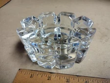 decorative glass ashtray vintage