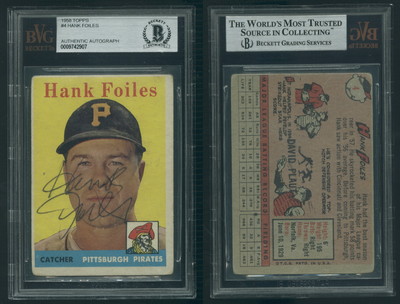 1958 Topps - Hank Foiles #4 for sale online | eBay
