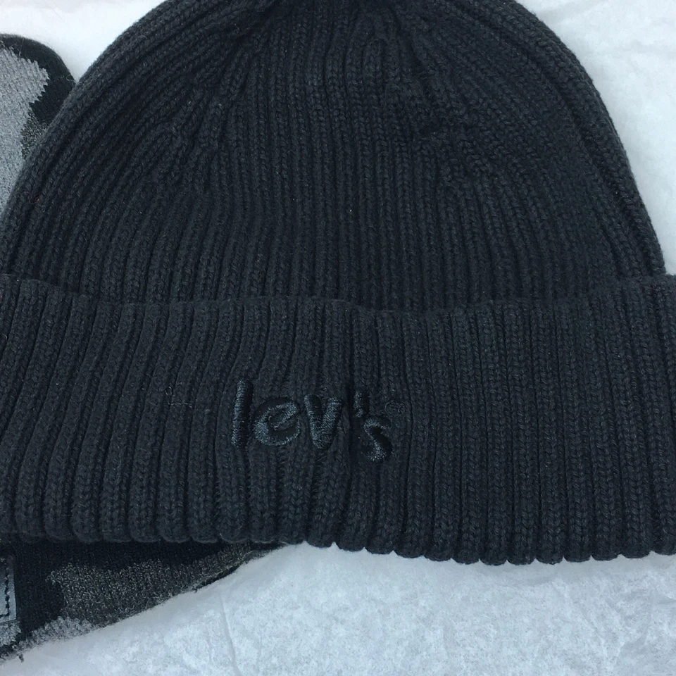 Lote de 2 gorros de invierno pequeños Levi’s Beanie Foto 3 de 4