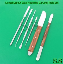Dental Lab Kit Wax Modelling Carving Tools Set Instruments Stainless DN-2009