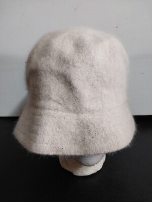 GAP Rabbit Hair Wool Blend Bucket Hat Cap Preppy Cream Small