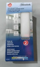 Westek Light 9" Silver Argent TAVOL09S2 ~ Pack of 2