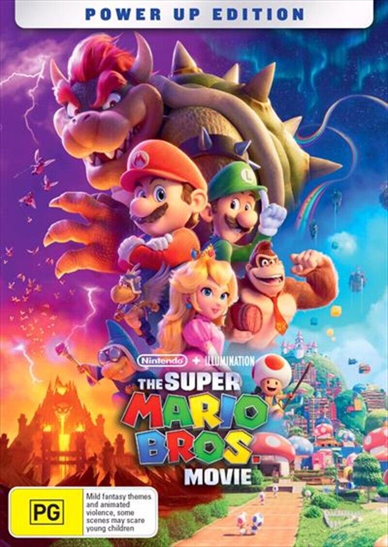 The Super Mario Bros Movie - Power Up Edition DVD : NEW