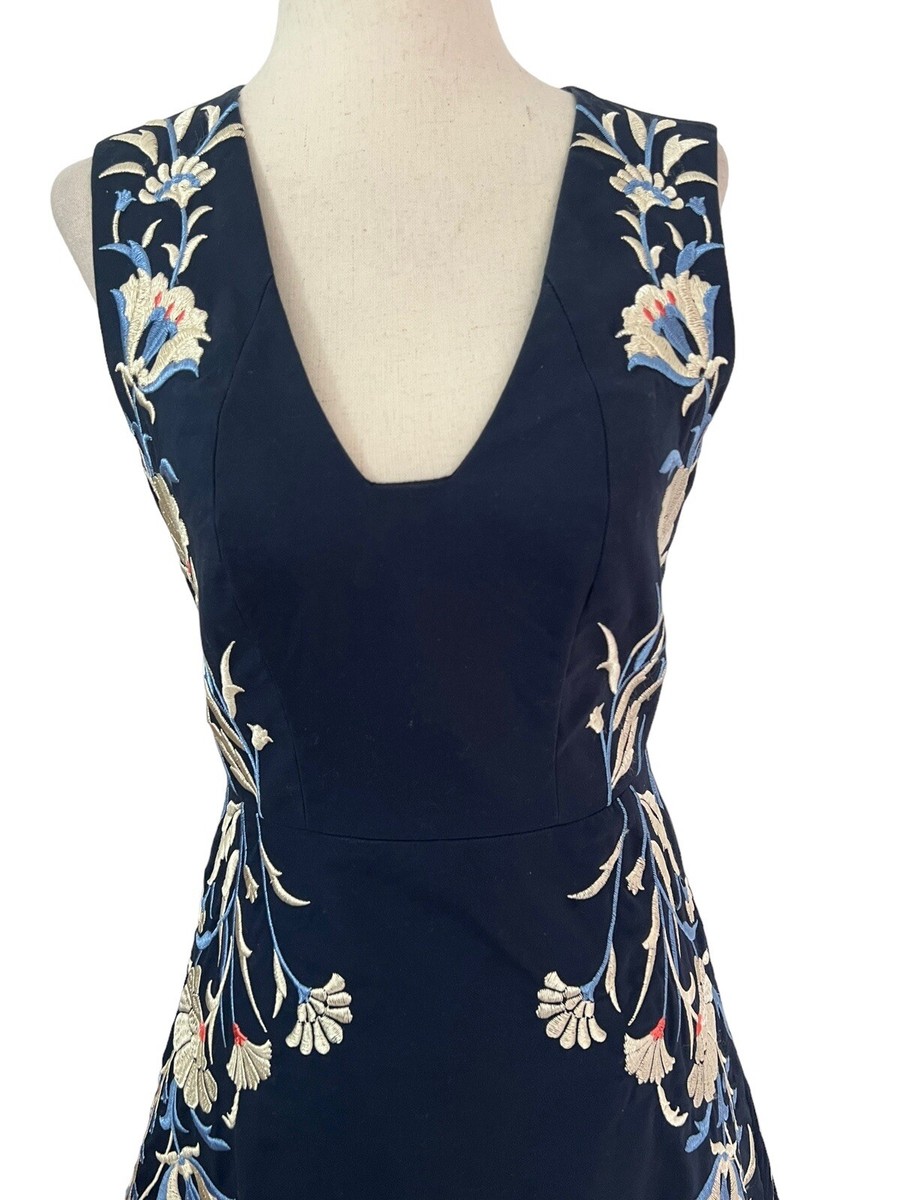 anthropologie blue embroidered dress shesheshow on LTK