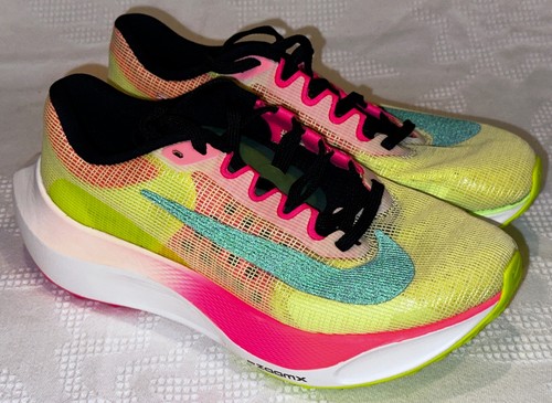 NIKE Zoom Fly 5 Sustainable Luminous Green Volt Training Running Shoes Mens Sz 6 - Picture 8 of 14