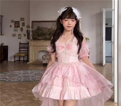 Women Lolita Sweet High Waist Japanese Princess Dress Party Dress - Picture 20 of 29