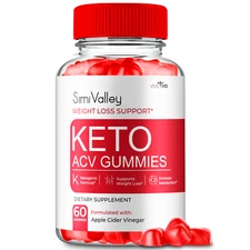 Simi Valley Keto ACV Gummies Supplement 1000mg - Official Formula (1 Pack)