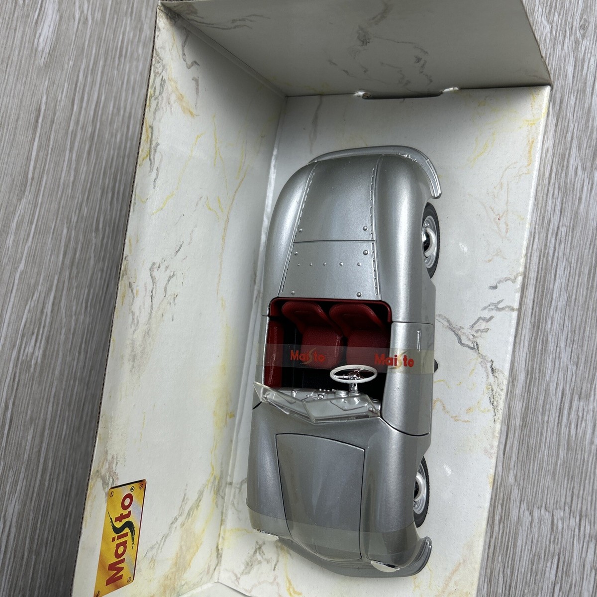 Maisto 1948 Porsche No. 1 Typ 356 Roadster 1948 Silver 1:24 Scale