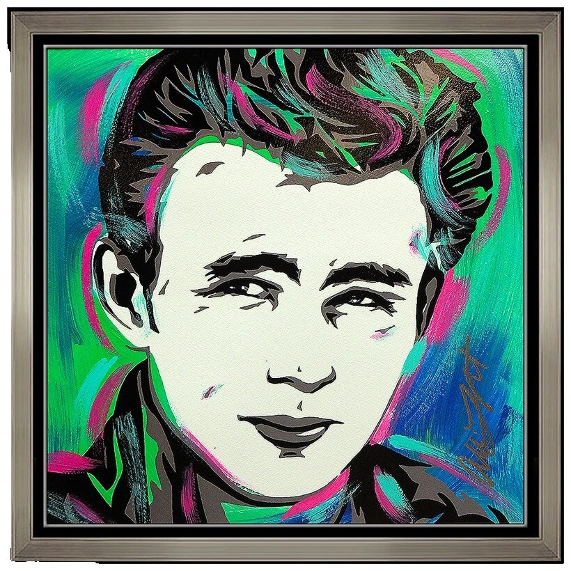 James Dean Papel Arte Pop Art Pinturas