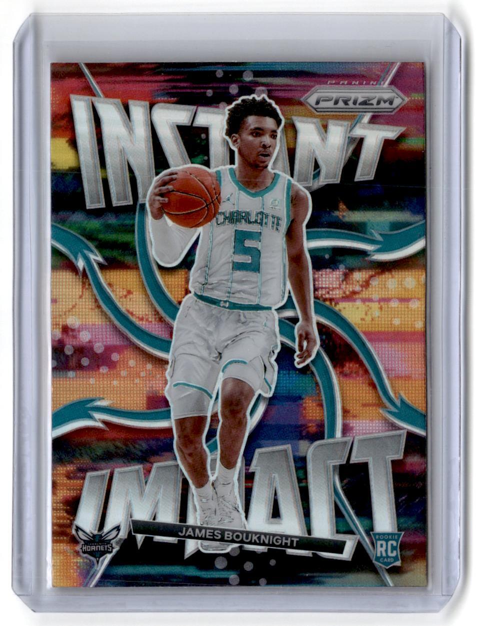 2021-22 Panini Prizm #8 James Bouknight Instant Impact Prizms Silver RC