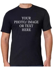 Personalized T-shirt with Your Image/ Photo and/ or Text