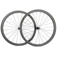 700C 35mm Depth 25mm Width Road Bike Carbon Wheelset with 1420 Spoke AC3 Brake