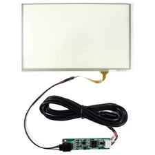 7" 4 Wire Touch Panel With USB Driver Card 163.5mmx99mm for 16:9 LCD Screen