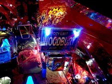 THE WALKING DEAD PINBALL "WOODBURY" LED LIGHTED SIGN PINBALL MACHINE MOD