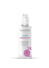 Wicked Simply Aqua Flavored Personal Lubricant Lube Passion Fruit 2.3oz